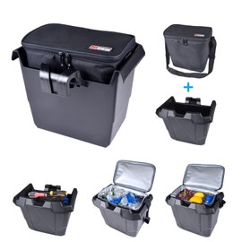 Sresk Under Seat Storage Bin Compatible with Can-Am Defender Max HD8 HD10 H5 H6 2016-2025 | Cooler Ice 2 in 1 Center Central Underseat Storage Box For Defender Max W/Cooler Bag Replace OEM #715003446