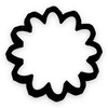 Daisy Flower Cookie Cutter with Easy to Push Design (3.5