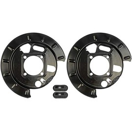 Rear Brake Backing Plate Set - Compatible with 1999-2006 Chevy Silverado 1500