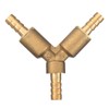SEIWEI Y Splitter, 3 Way Connector with Shut-off Valves for