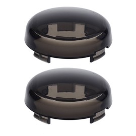 NTHREEAUTO - Cubierta para lente de luces intermitentes compatible con Harley Dyna Fatboy Softail Road Glide