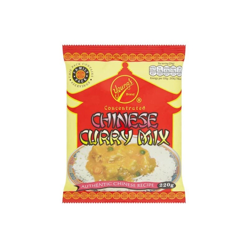 Yeung's Brand Concentrated Chinese Curry Mix, 220g
