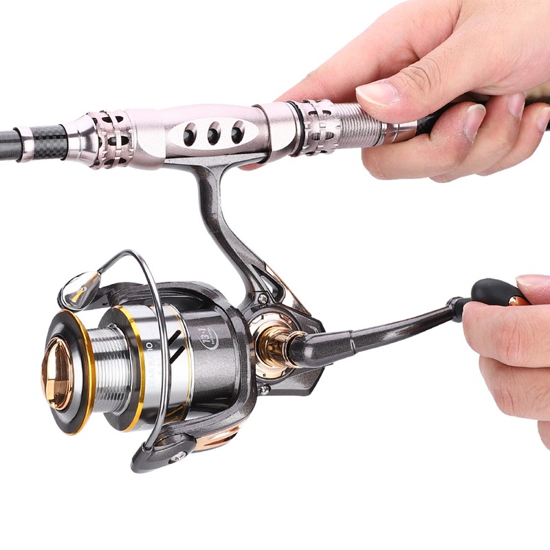 High Gear Ratio Spinning Reel 6.3:1 Metal Arm Wire Spool