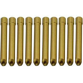 RIVERWELD TIG Long Wedge Collet Tungsten Adapter Gas Saver 3C332GS 3/32" 2.4mm Fit DB SR WP 17 18 26 TIG Welding Torch Pack of 10