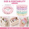 Tangdira Spiral Hair Bobbles Set of 5 Waterproof for Women