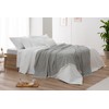 Todocama - Extra Soft Cotton Striped Blanket Multipurpose Bedspread Sofa