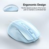 TECKNET Wireless Mouse (2.4G & BT5.0/3.0) Silent 4800 DPI Computer