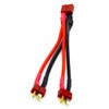 2pcs Deans T Plug Parallel Connector One Female to 2