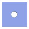 Cokin P077 Center Spot Wide Angle Filter(Blue)