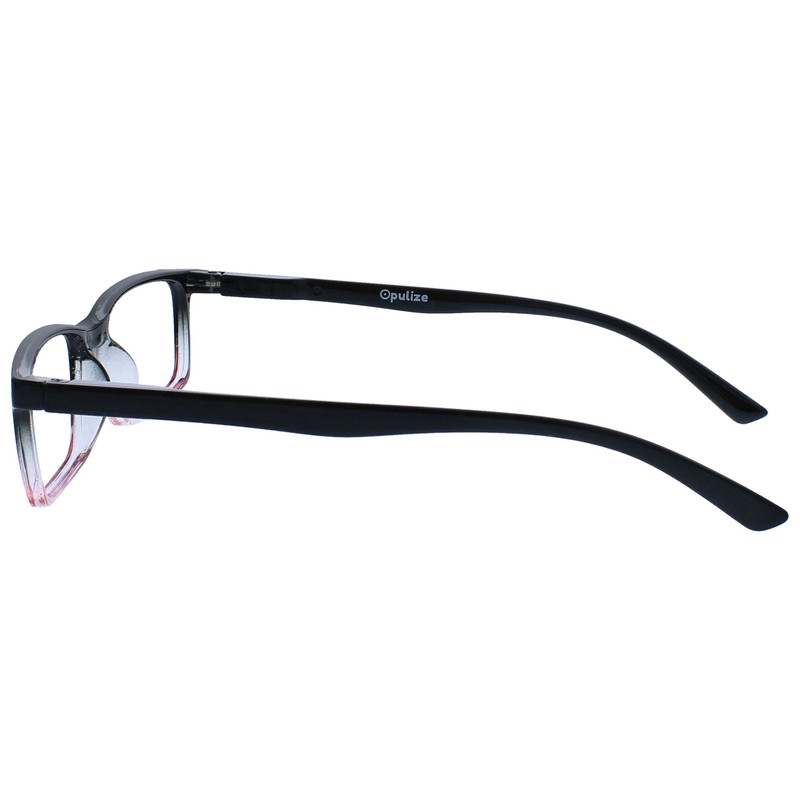 OPULIZE-See Blue Light Blocking Gafas de lectura Negro a rosa