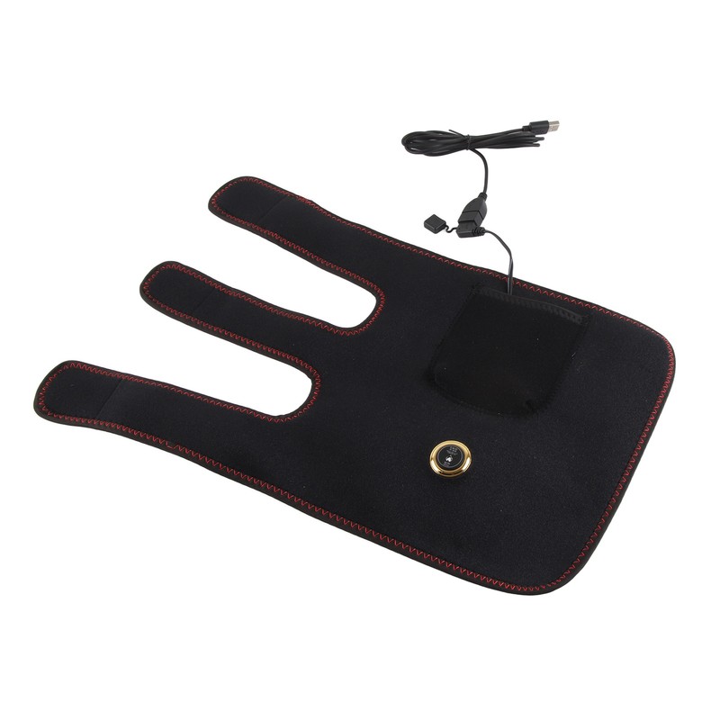 USB Electric Heating Elbow Pad Warming Therapy with Moxibustion Bag