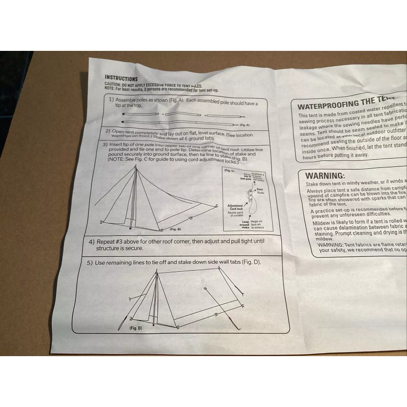 Stansport 2 Person Scout Nylon A Frame Tent Outdoor Camping