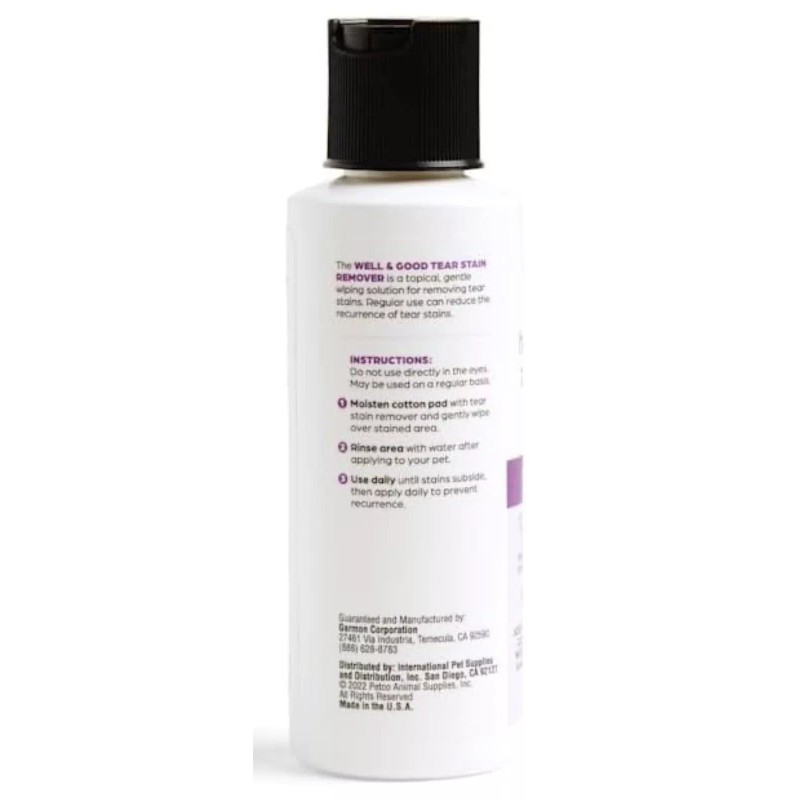 Well & Good Dog Tear Stain Remover, 4 fl. oz.