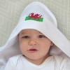 Azeeda 'Waving Welsh Flag' Baby Hooded Towel (HT00026178)