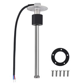 Geloo 0-190ohm 8" Marine Fuel Sending Unit Fuel Gas Sender Boat Fuel Level Gauge Sensor Fuel Gas Tank Sending Unit Water Tank Sensor (200mm) for Fuel Gauge & Water Lever Gauge Fuel Lever Sending Unit