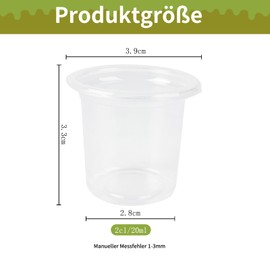 ASOPFYUM Shot Glasses Plastic Shot Cups Pack of 400 Reusable Shot Cups Plastic 2 cl / 20 ml for Weddings, Parties, Festivals or Various Events, Shot Cups