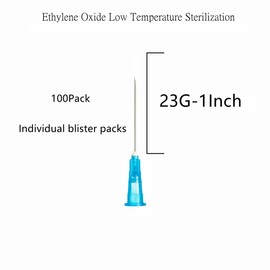 SHAOTONG Luer lock Accessories-100Pcs (23G-Long 1In)