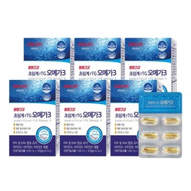 Daewon Pharmaceutical Supercritical Altige rTG Omega 3 30 capsules, 6 boxes (6 months supply), 6 units, 30 tablets / 대원제약 초임계 알티지 rTG 오메가3 30캡슐 6박스 (6개월분), 6개, 30정