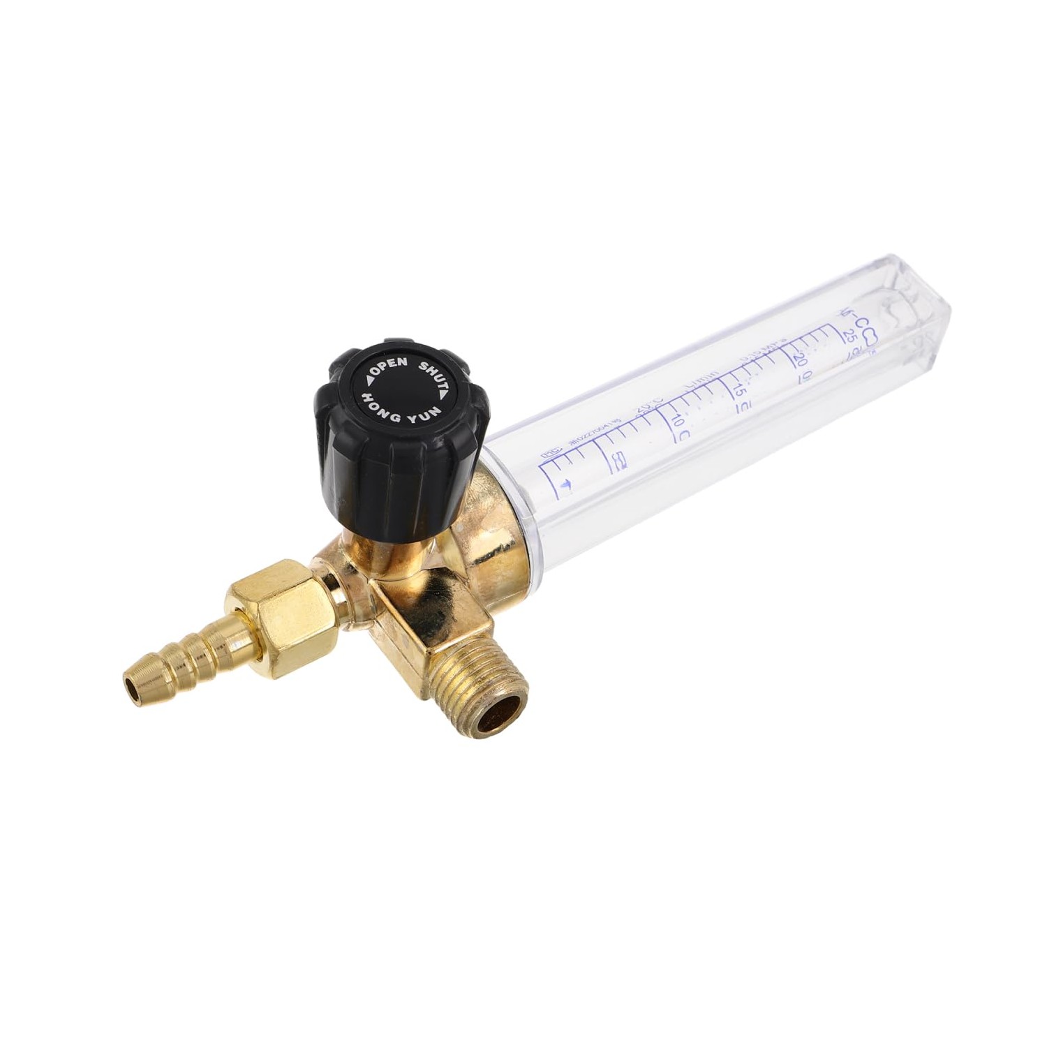 GLEAVI Flow Meter Adjustable Air Flow Meter Control Valve for Gas Meter ...