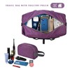 Felipe Varela Duffle Bag with Shoes Compartment and Adjustable Strap,Foldable
