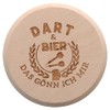 Spruchreif Coasters for Drinks Wooden Coasters for Drinking Glasses 2-in-1
