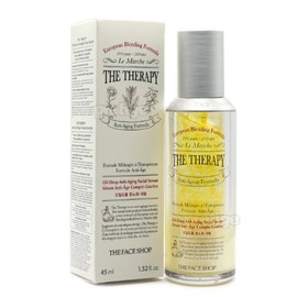 The Face Shop The Therapy Oil Drop Anti-Aging Serum 45ml / 더페이스샵 더테라피 오일드롭 항 노 화 세럼 45ml