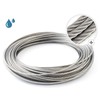 50m stainless steel wire rope cable 2mm cordage Strand: 7x7