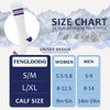fenglaoda 8 Pairs Compression Socks for Men & Women 20-30