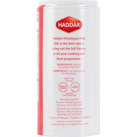 Haddar Fine Himalayan Pink Salt, 16 oz | Pure and Natural Pink Himalayan Sea Salt | Rich in Essential Minerals | Gourmet Cooking and Seasoning Salt | Table Salt Alternative