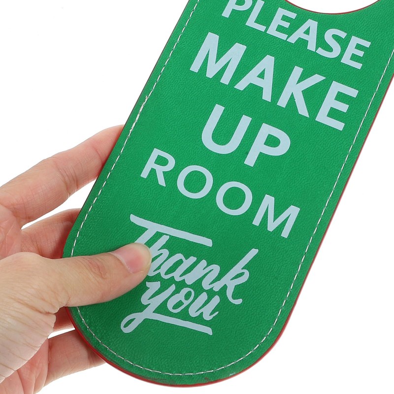 SEWACC Please Do Not Disturb Door Hanger, Leather Make up