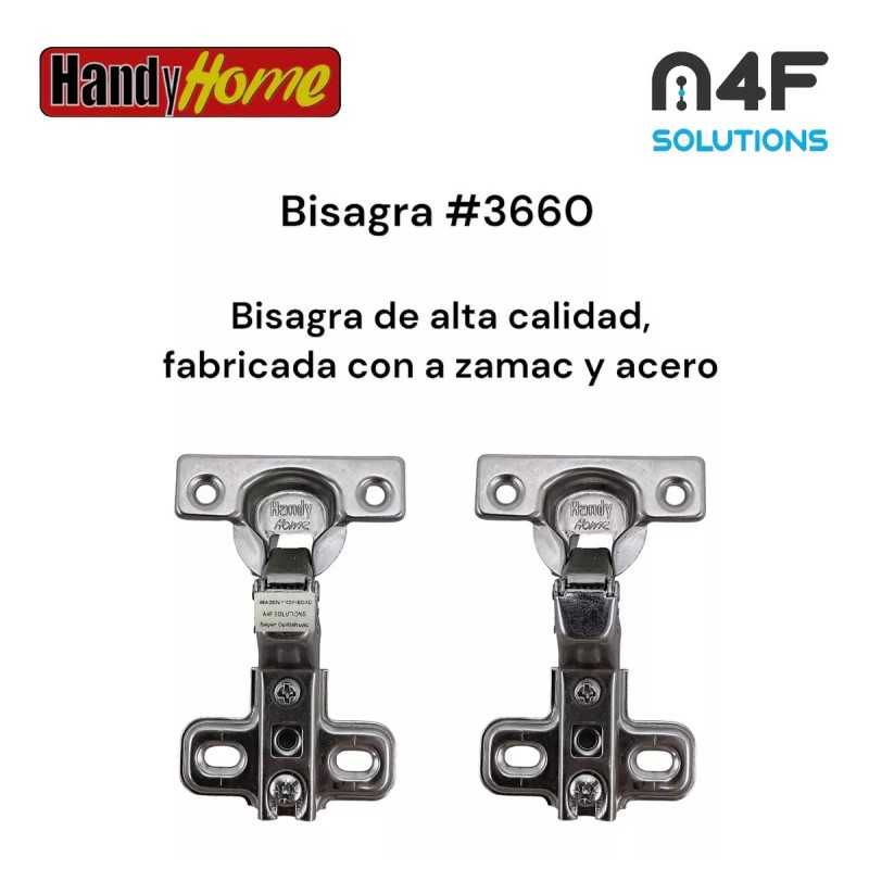 Handyhome Bisagra Handyhome 8.5 Cm X 5.2 Cm 20paquetes 40piezas
