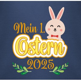 Shirtracer - Easter Gifts Easter Baby Clothing - My 1st Easter 2022 - Baby Bodysuit Short Sleeve for Boys and Girls, 2 Navy Blue, 0-3 Monate