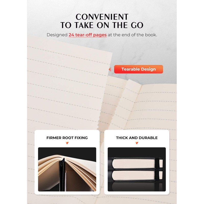 AISBUGUR Pack of 2 Notebook A6 Notebook Small Pocket Notebook