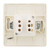 Véga 2 – Push Button with Screws and Claws White