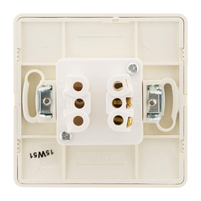 Véga 2 – Push Button with Screws and Claws White