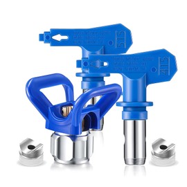 Airless Paint Sprayer Gun Nozzle, 3 Pcs Spray Tips Guard Nozzle Seat Replacement for Airless Spray Paint Tip Nozzle Guard for Sprayer (415 and 515)