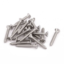 Aexit M4.2x30mm 304 Quality Parts Stainless Steel Flat Head Torx Self Tapping Screw Fastener 20pcs Model:83as227qo33