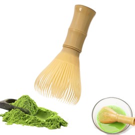 Matcha Whisk, Matcha Brush, Matcha Brush, Matcha Accessories, for Making and Stirring Matcha, Golden Bamboo, Matcha, Green Tea Whisk