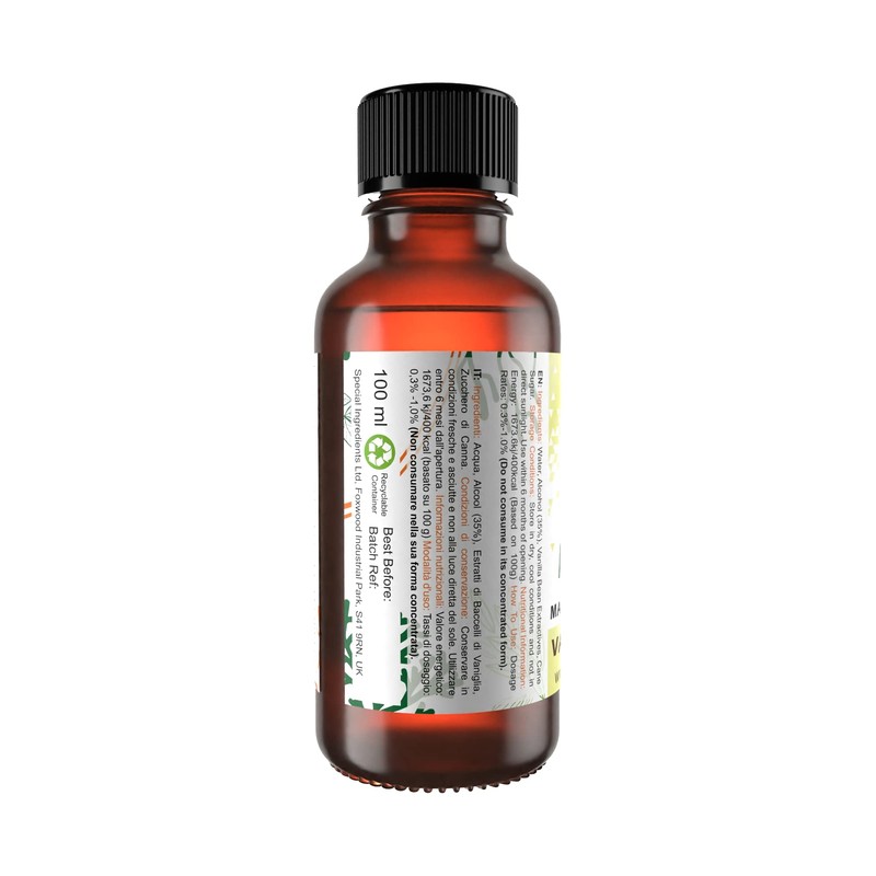 Special Ingredients Madagascan Vanilla Extract 100ml Premium Quality Intense Strength