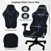 Yilnlg 4Pcs Stretch Gaming Chair Cover Breathable Washable Protective Cover