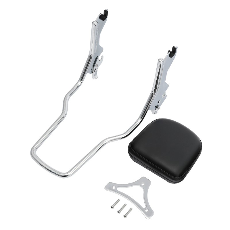 TCMT Upright Sissy Bar Backrest Fit For Harley Softail FXLR