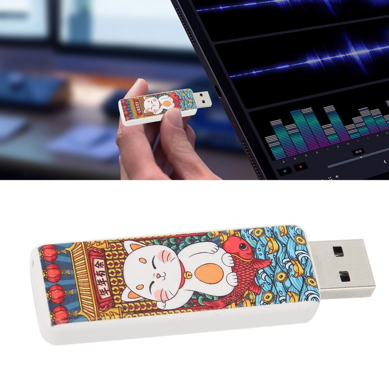 USB Flash Drive Cute Cat Pattern Hot Swap Plug and
