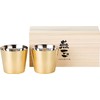 Enzo Premium Stainless Steel Tumbler (Gold-plated Exterior)