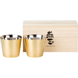 Enzo Premium Stainless Steel Tumbler (Gold-plated Exterior)