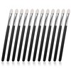 Sibba Sponge Eye Makeup Brushes, 12 Pieces Black Double Sided