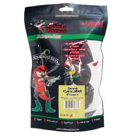 Dried Cascabel Chili Pepper Grade A 58 Gr / 2 oz. by Chiles Machos