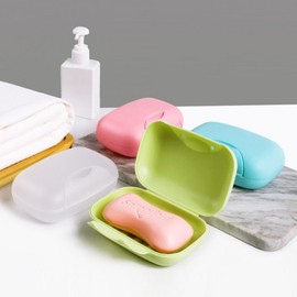 Portable Travel & Pool Soap Case 3-Color Green 10ea