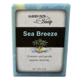 Garden Path Soap SEA BREEZE BAR SOAP - All Natural Fresh Clean Mist Scent