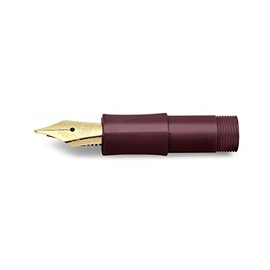 Kaweco Nib Classic, Mouthpiece Bordeaux with Thread, Gold-Plated Nib Size Medium (M), Screw-On 10001077