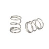 sourcingmap 0.7mmx8mmx10mm 304 Stainless Steel Compression Springs 10pcs